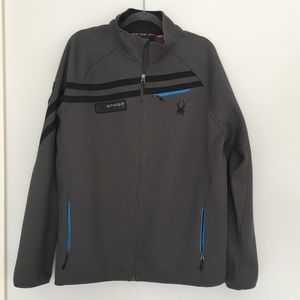 Spyder Gray and Blue Performance Jacket